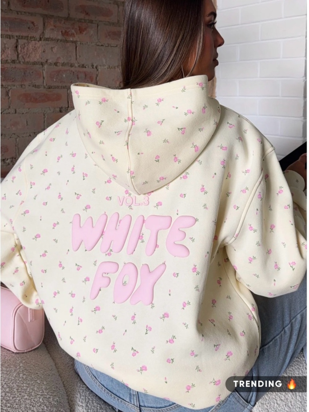 White Fox Boutique Lemon disty hoodie sold out M/L